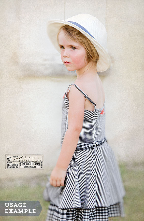 Example of a child portrait using the French Kiss Classique texture collection.
