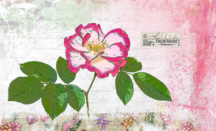 Rose Digital Collage