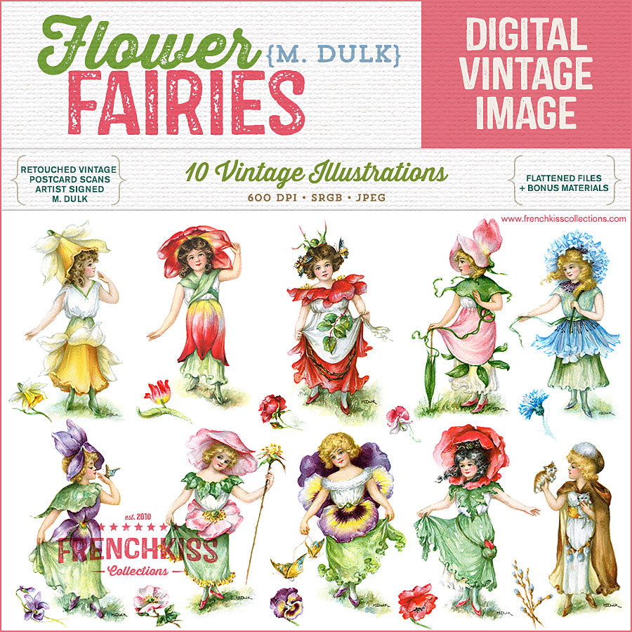 Flower Fairy Vintage Images