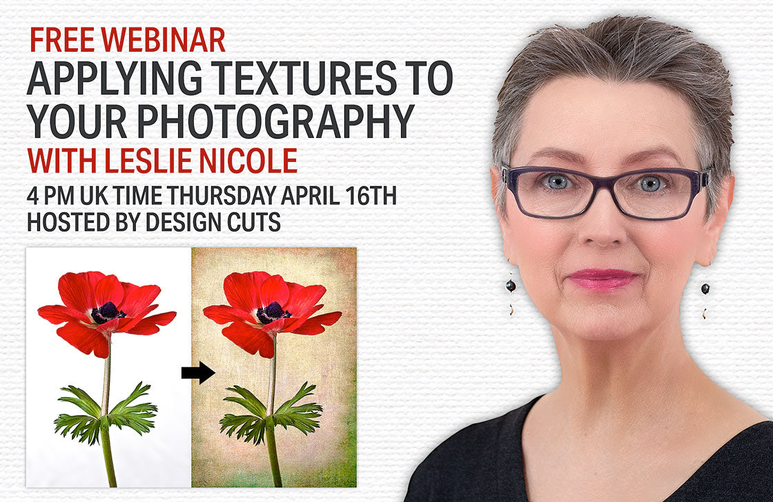 Free Webinar Applying Textures To Your Photographs.