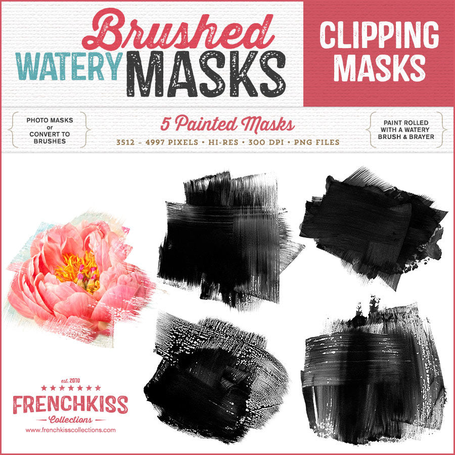 Watery Brushed Masks