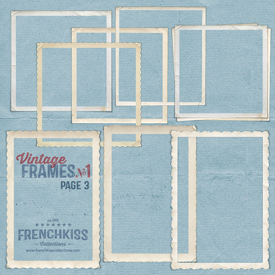 Vintage Frames No. 1 digital graphics - part 3 of 29 frames.