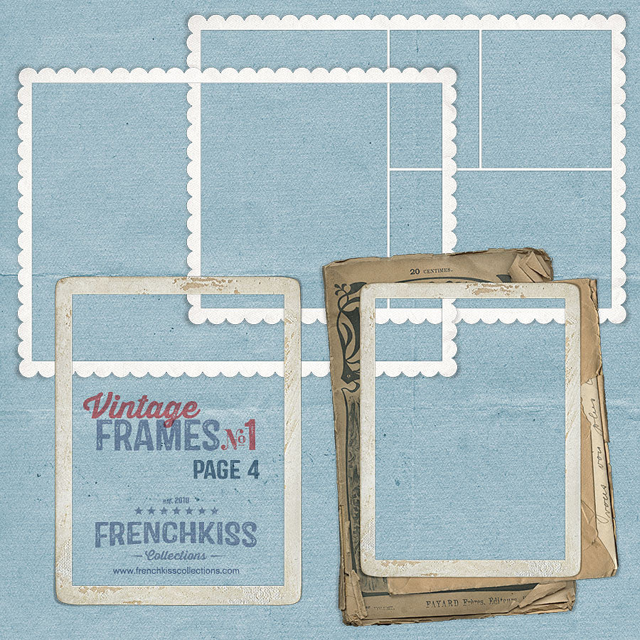 Vintage Frames No. 1 digital graphics - part 4 of 29 frames.