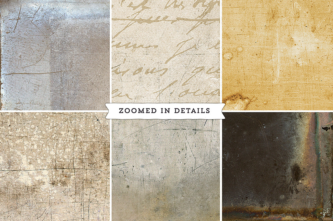 Zoomed in details from the Glorious Grunge texture collection.